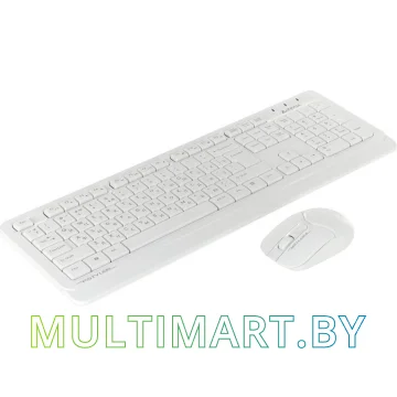 Комплект клавиатура + мышь A4Tech Fstyler FG1012 (белый)